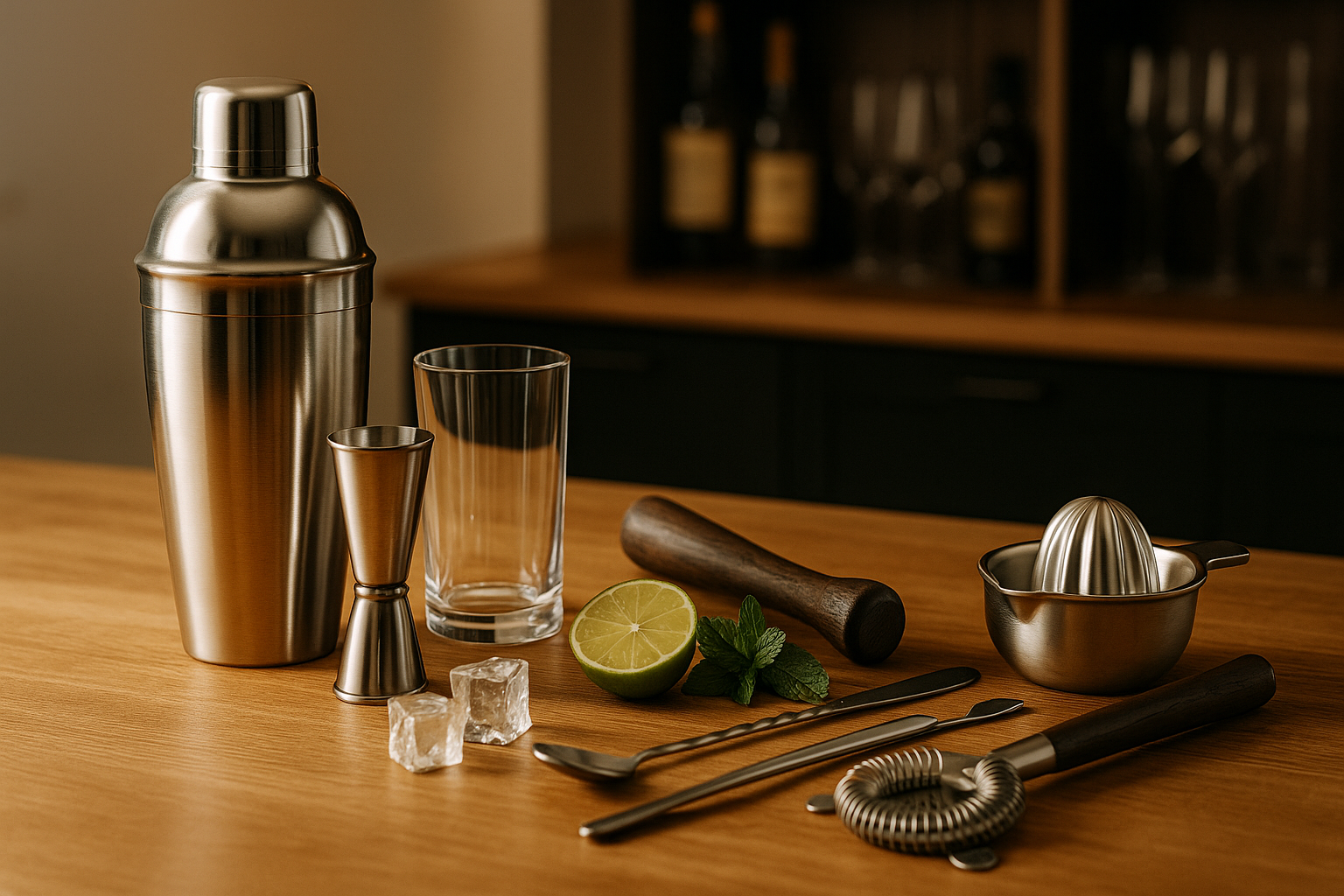 Home Bartending Essentials: Complete Guide to Cocktails, Recipes & Bar Setup